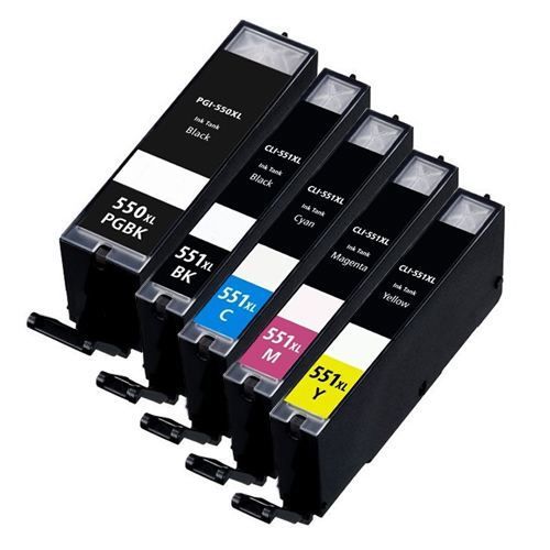 Canon PGI 550XL BK/ CLI-551XL BK/C/M/Y Ink Cartridges Multipack