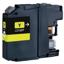Brother LC123 Yellow Ink Cartridge 