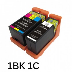 Black & Colour Ink Cartridges for Dell Sereies 21/ 22 P513w V313 V313w P513W V515w P713W V715w 